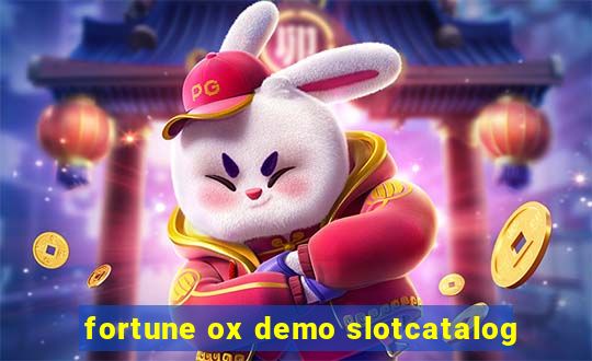 fortune ox demo slotcatalog