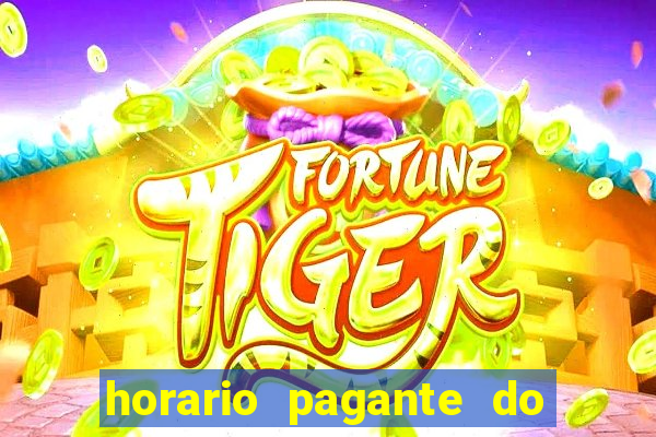 horario pagante do fortune tiger
