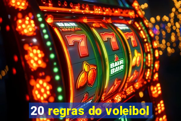 20 regras do voleibol