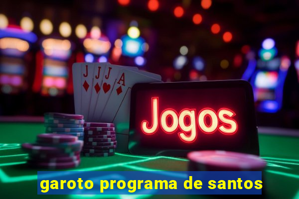 garoto programa de santos
